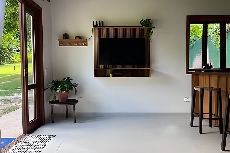 Chalé Jatobá - Espaço, natureza e praia 100m