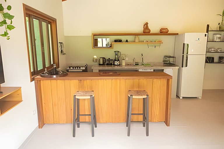 Chalé Jatobá - Espaço, natureza e praia 100m