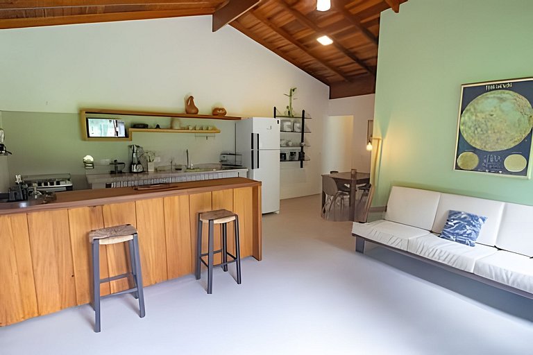 Chalé Jatobá - Espaço, natureza e praia 100m