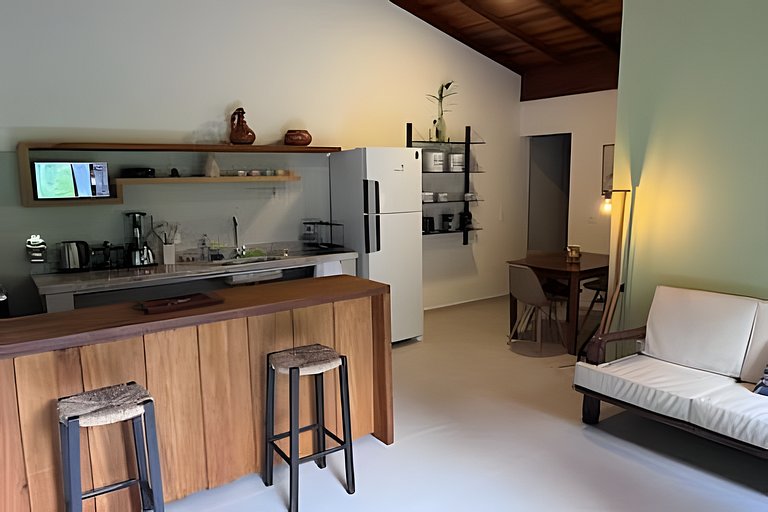 Chalé Jatobá - Espaço, natureza e praia 100m